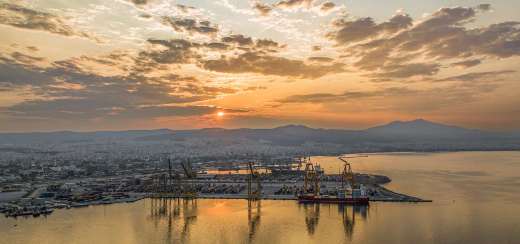 Security inspection at the Port of Thessaloniki Security inspection at the Port of Thessaloniki